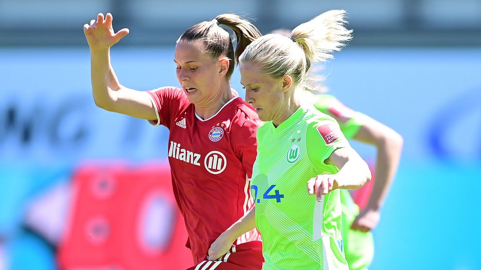 Rebecka Blomqvist och Wolfsburg tog storseger.