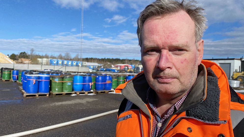 Peter Ivarsson, representerar både fastighetsägaren Karlskoga terminalen och Sustainable battery recycling, SRB.