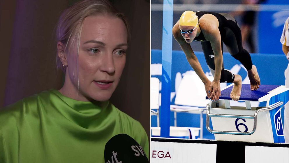 Sarah Sjöström berättar att det funkade bra för henne att åka på OS som 14-åring.