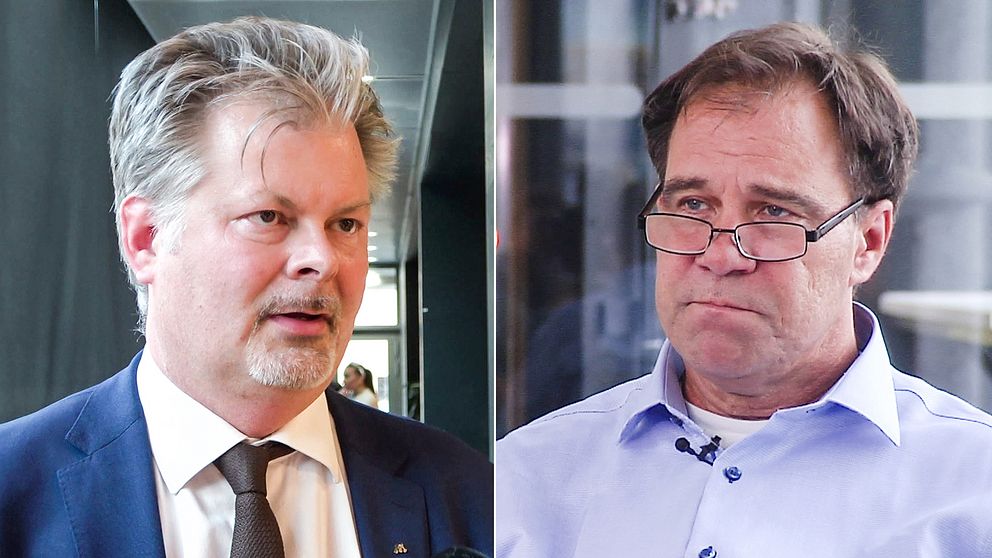 Till vänster Axel Josefson, till höger Martin Wannholt.