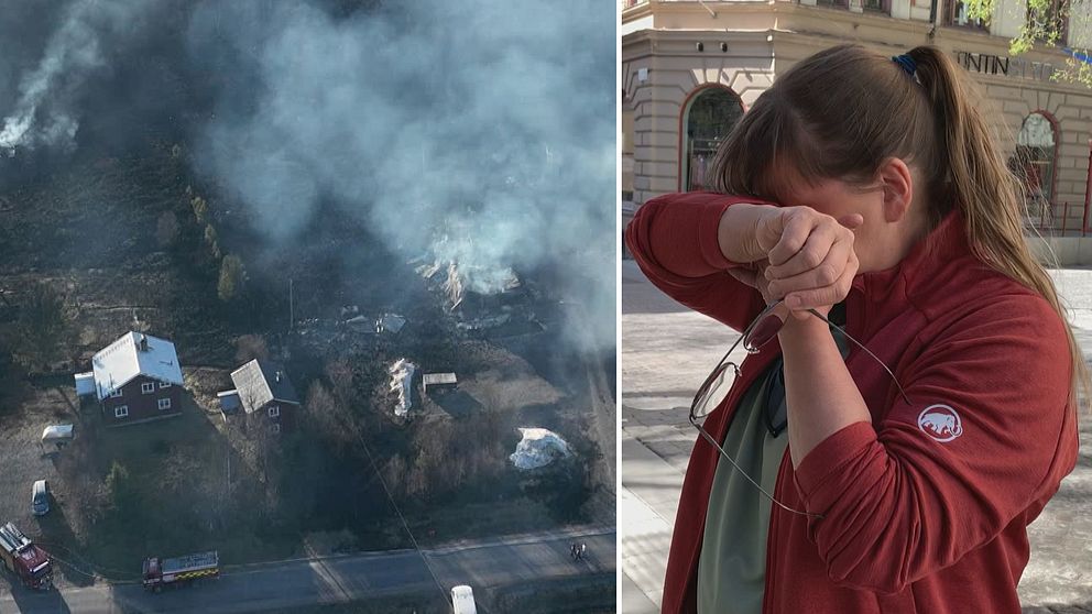 I klippet: Agneta Andersson om branden där hon och familjen förlorade allting.