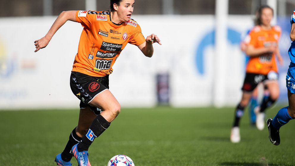 Evelyne Viens gjorde två mål i Kristianstads storseger.