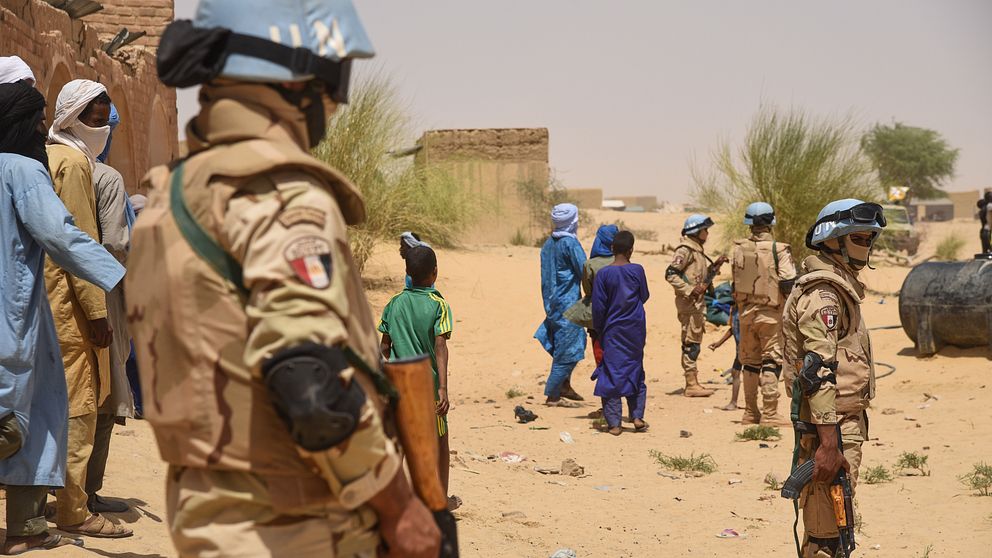 FN:s fredsbevarande styrkor i Timbukturegionen i Mali under ett uppdrag 2019.