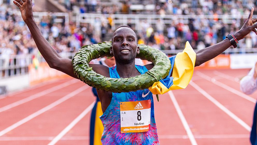 Kirwa vann Stockholm Marathon – trots att han sprang vilse