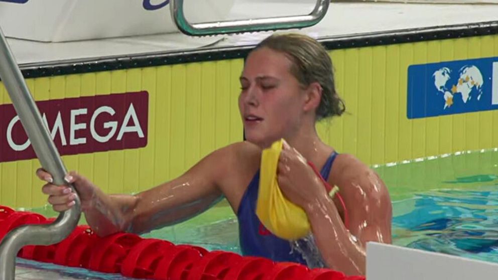 Sofia Åstedt missar final på 200 meter fritt.