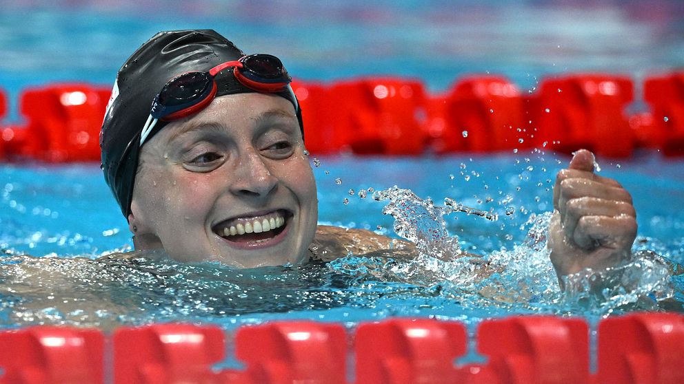 Katie Ledecky tog guld i Budapest.