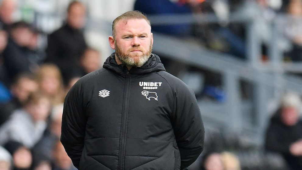 Wayne Rooney lämnar Derby County