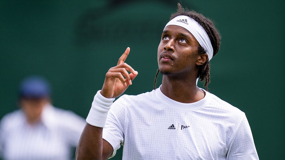 Mikael Ymer är klar för andra rundan av Wimbledon.