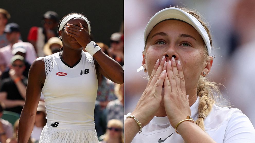 Stjärnskottet Cori ”Coco” Gauff besegrades av Amanda Anisimova.