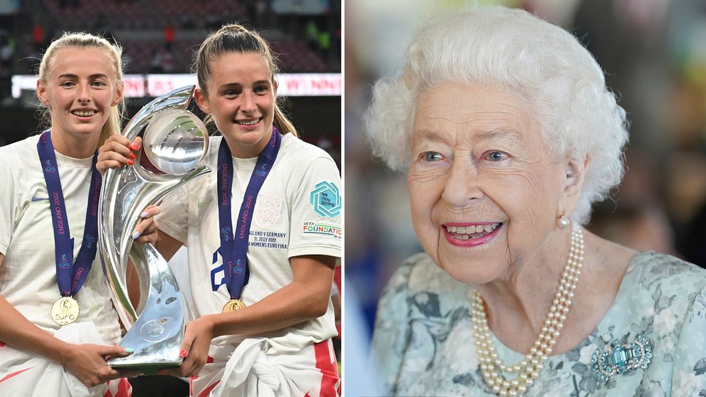 Drottning Elizabeth II hyllar damlandslaget: ”En inspiration”.