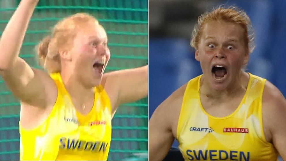 Emma Sralla vinner JVM-guld.