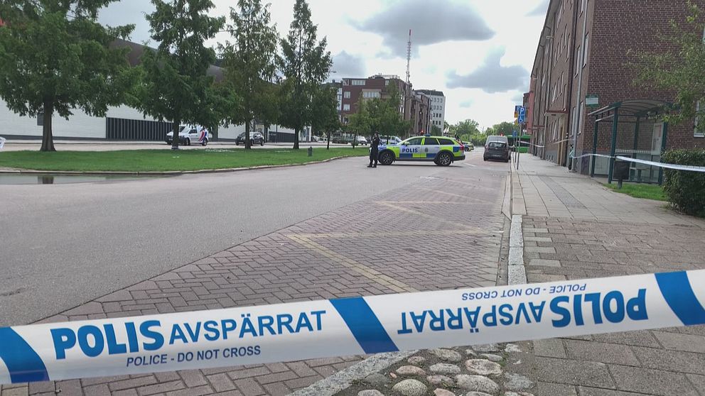 Polisavspärrningar i Helsingborg