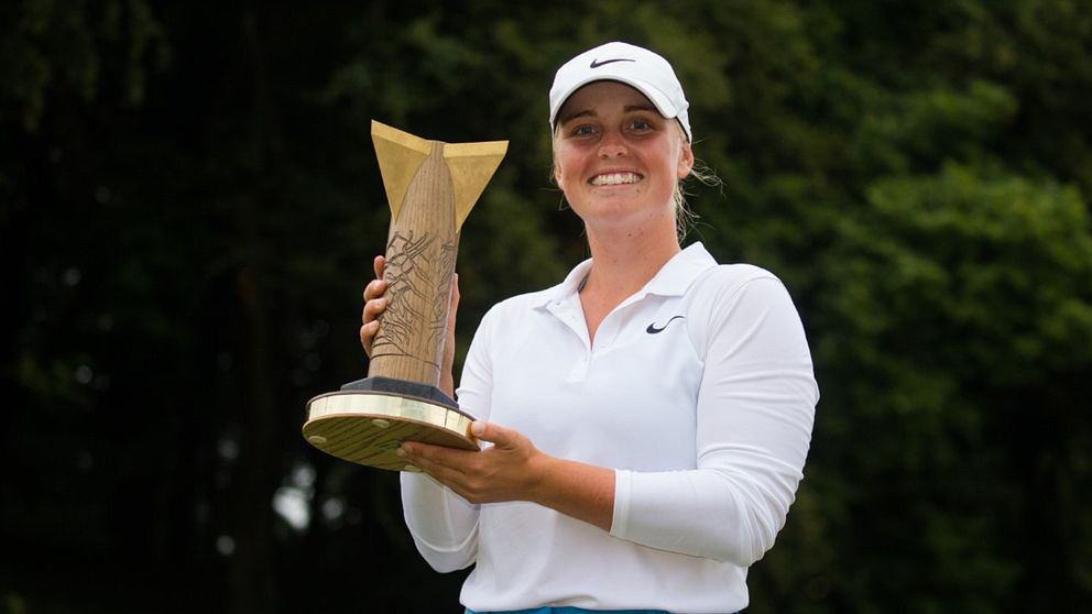 Maja Stark vann på söndagen sin första LPGA-tourtävling.