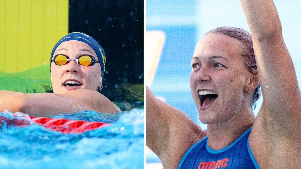 Simning SimEM 2024 Program, TVtider och svenska deltagare SVT Sport