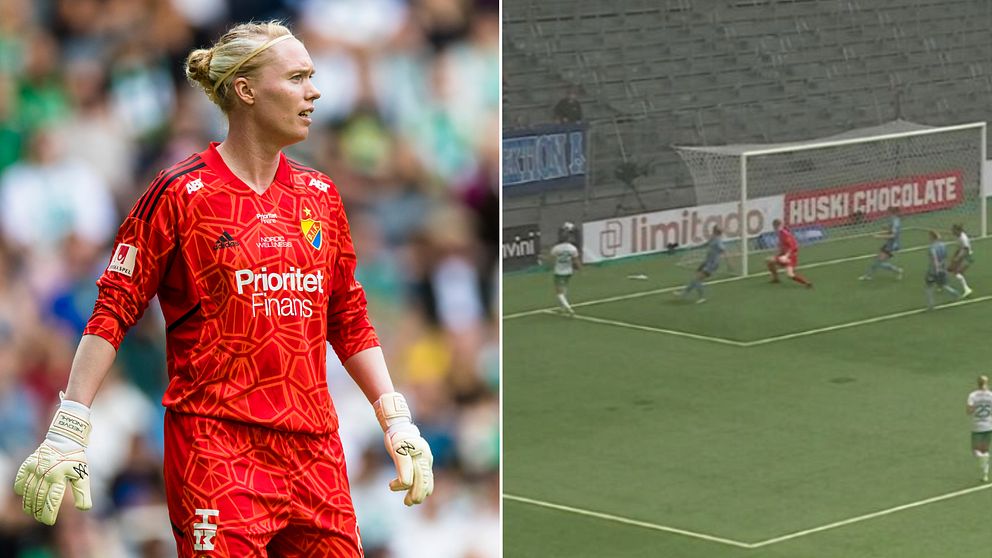 Hedvig Lindahl hade en ny tung match för Djurgården.