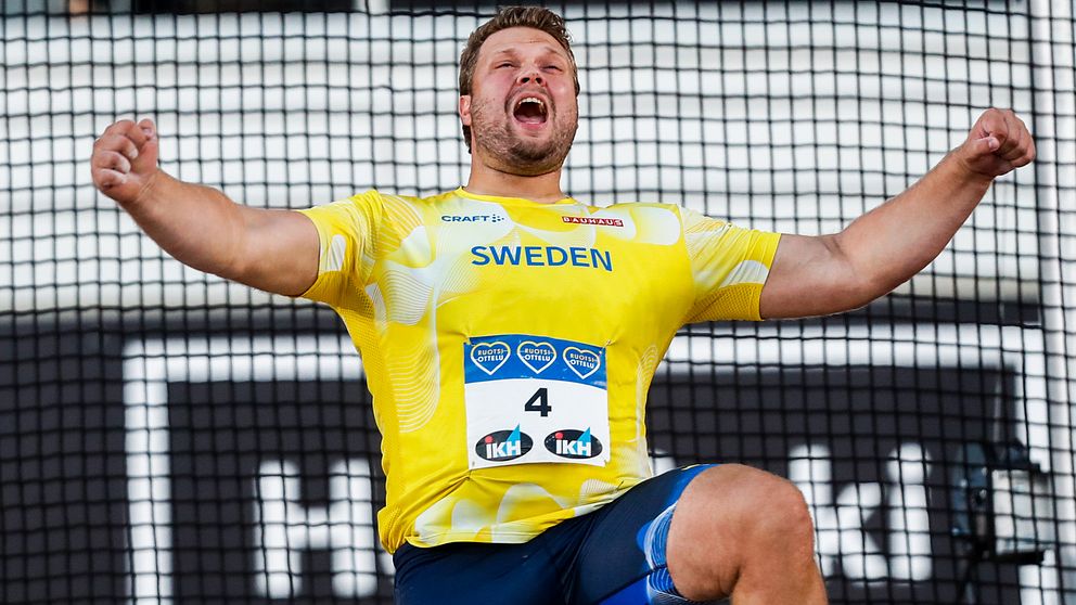 Daniel Ståhl vann i Helsingfors.