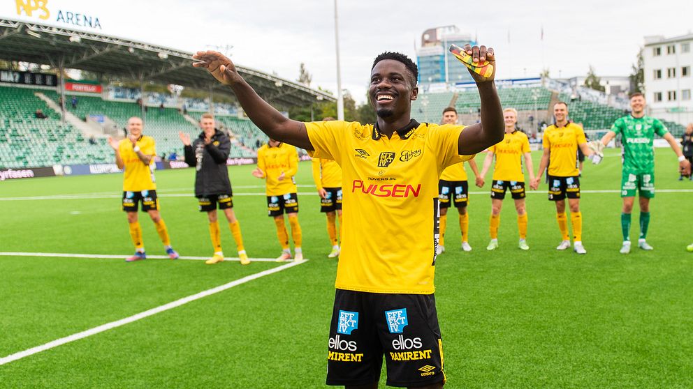 Michael Baidoo gjorde mål för Elfsborg mot Sundsvall.