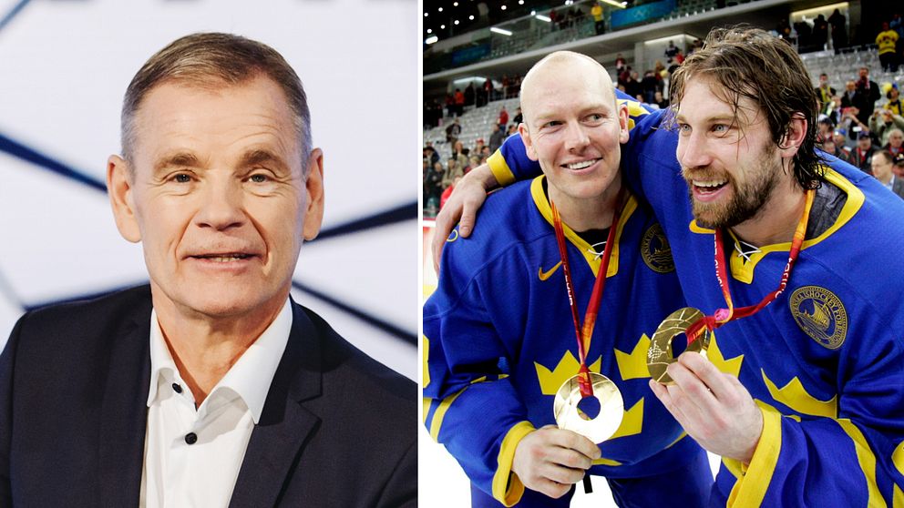 Håkan Loob, Mats Sundin och Peter Forsberg.