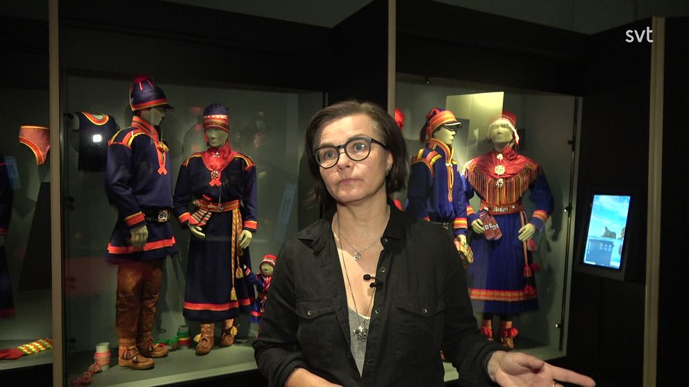 Ann-Catrin Blind Ájtte-museas muitala mo leat ođasmahttán gáktečájáhusa.