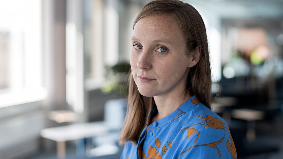 Bild på Guna Graufelds, tillförordnad presschef på Migrationsverket.