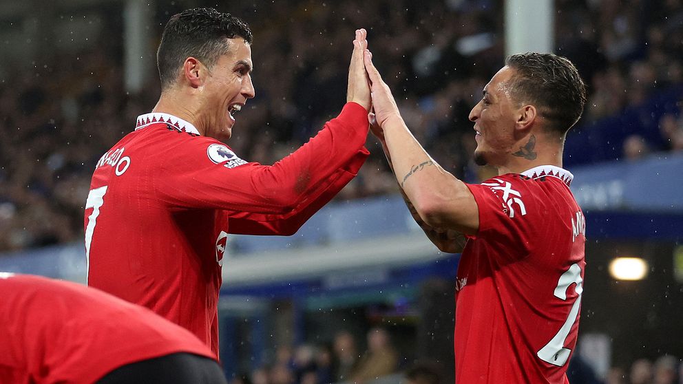 Cristiano Ronaldo avgjorde för Manchester United.