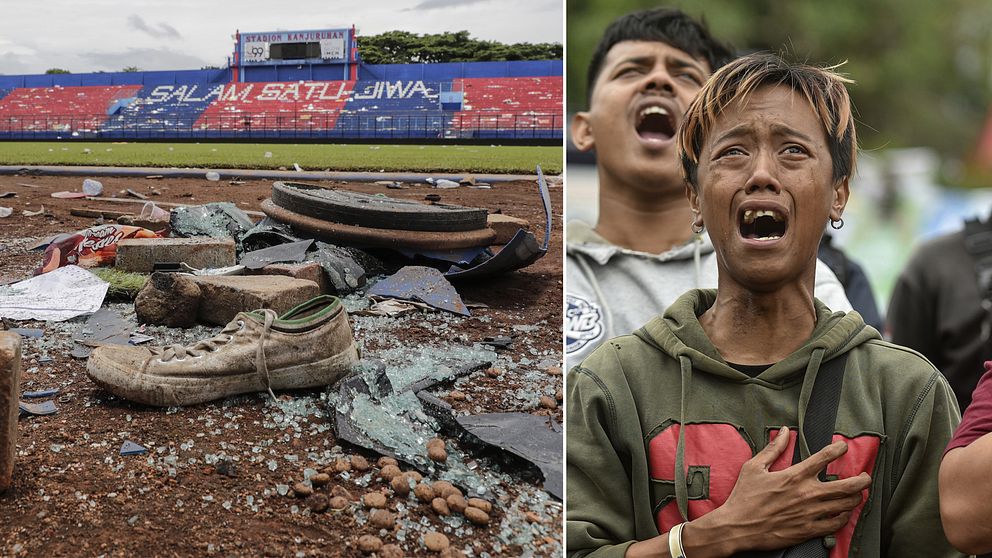 Nära 130 döda i våld efter fotbollsmatchen – nu rivs arenan.
