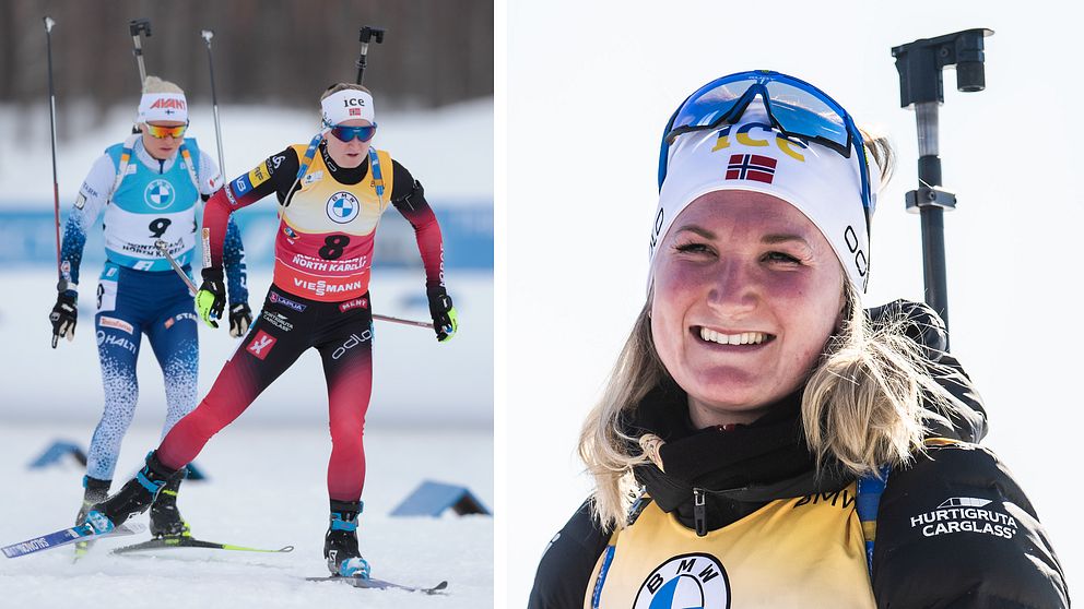 Marte Olsbu Röiseland ser inte ut att gå mot en lika framgångsrik säsong som förra året. Bältros ser ut att hålla henne borta från världscuppremiären.