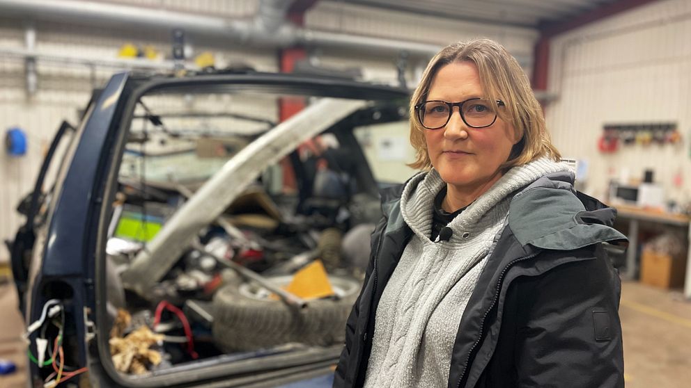 Nina Klasson från föreningen Motorburen Ungdom Öland