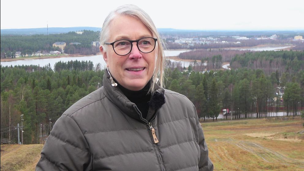 Stina Almkvist, Region Norrbotten, intervjuas av SVT om de stora utmaningar som väntar för att möta industrisatsningarna i länet.