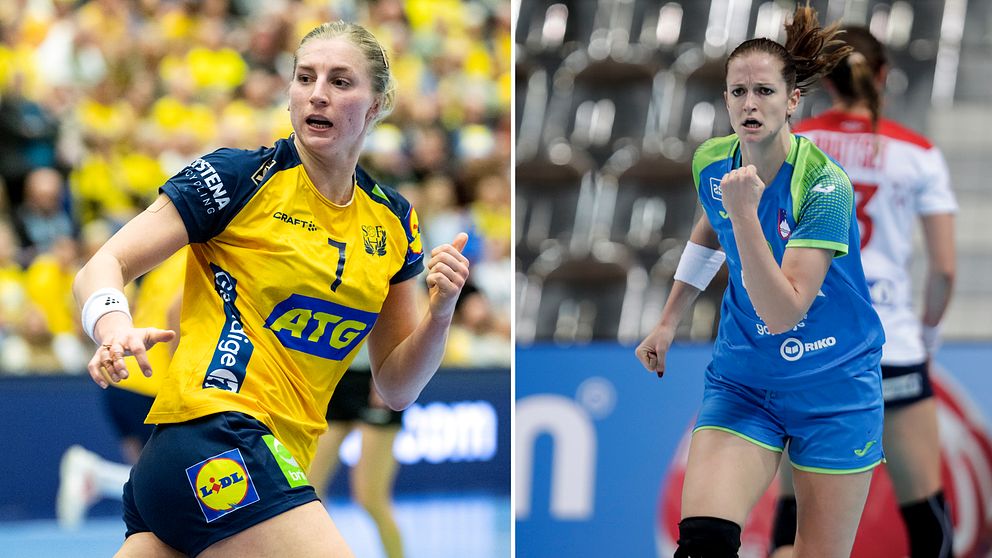 Linn Blohm, till vänster, och Ana Gros spelar tillsammans i ungerska Györi.