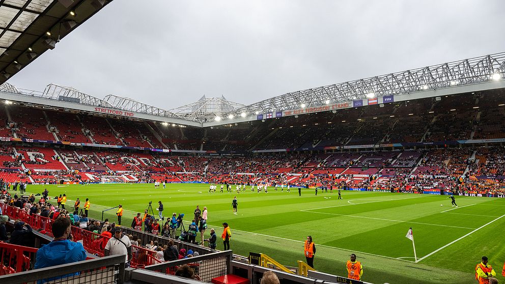 Uniteds hemmaarena Old Trafford i Manchester.