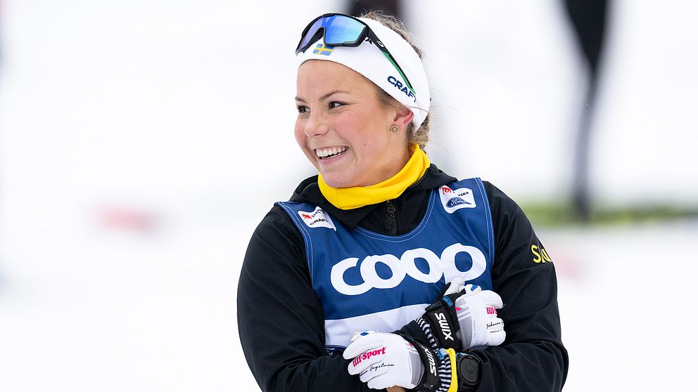 Johanna Hagström bäst av svenskorna i sprintkvalet i Ruka.