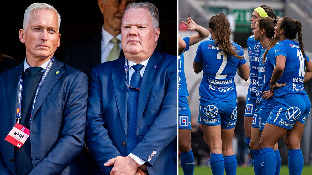 IFK Kalmars sportchef riktar kritik mot SvFF. I bild: Generalsekreterare Håkan Sjöstrand och ordförande Karl-Erik Nilsson.