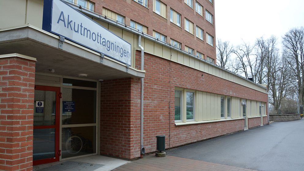 Akutmottagningen på sjukhuset i Växjö region Kronoberg.