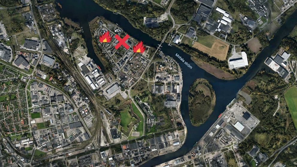 Stadsdelen Slottshagen i Norrköping