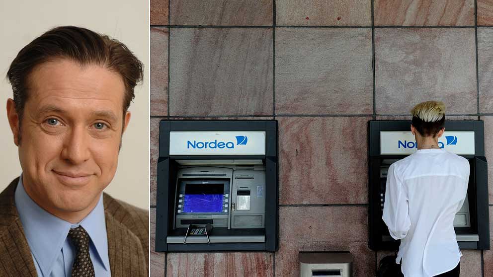 Peter Rawet och Nordeabankomat