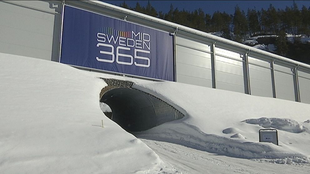 Skidtunneln vid Gällö.