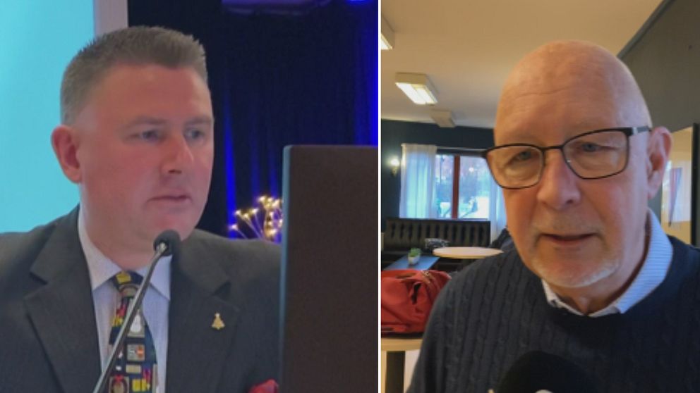 Ulf Bingsgård (L), ordförande i Trellleborgs fullmktige och Venzel Rosqvist (M), ordförande i arvodesberedningen