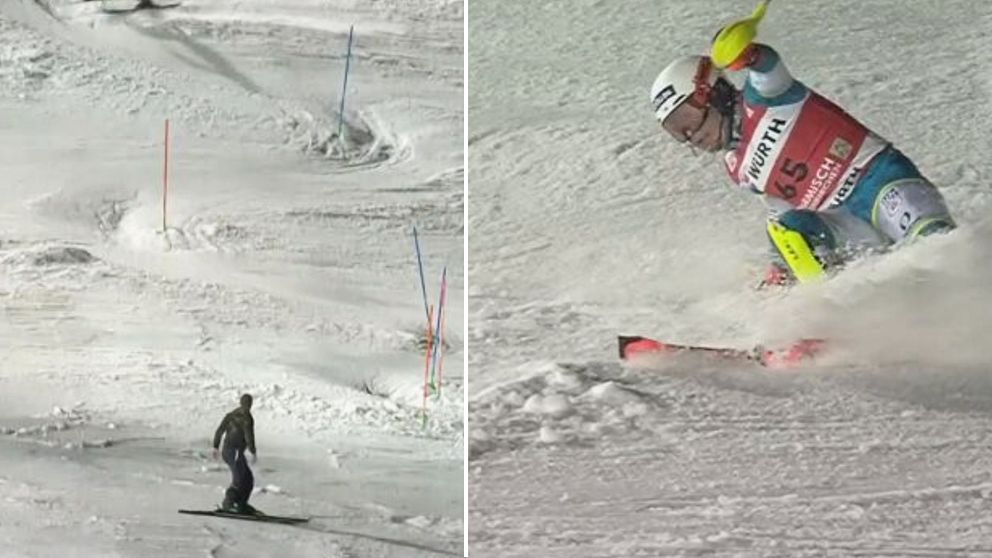 Underlaget var ”under all kritik” i slalombacken, menar Kristoffer Jakobsen