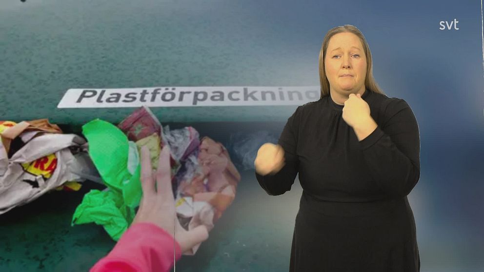 Plasten samlas in – och eldas upp | SVT Nyheter