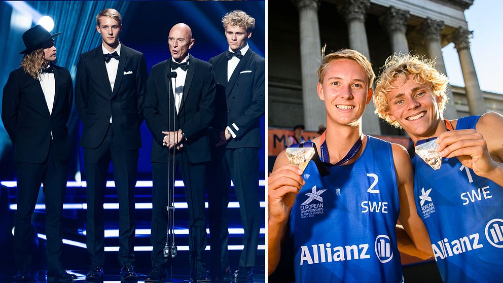 Beachvolleykvartetten får Sportspegelpriset.