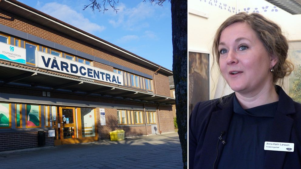 En bild på Rödeby vårdcentral och avdelningschefen Anna-Karin Larsson som berättar om hur man löste läkarflykten.