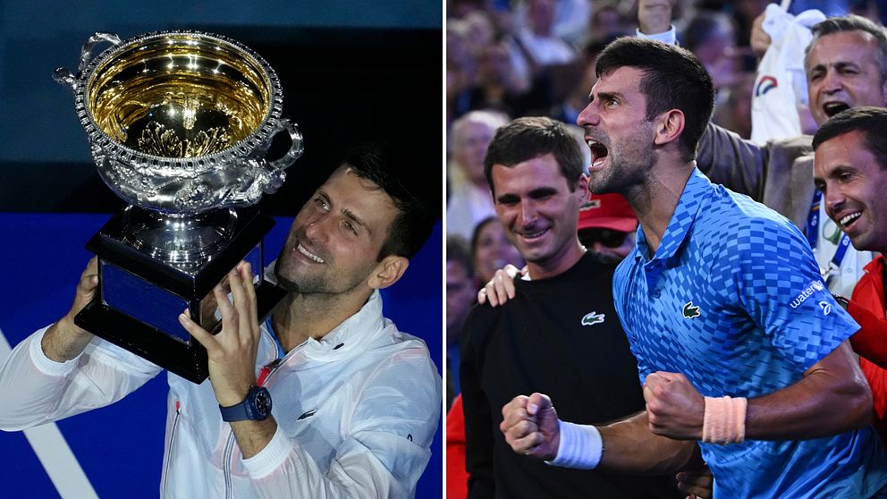 För tionde gången vann Novak Djokovic Australian Open. Hans 22:a grand slam-titel.