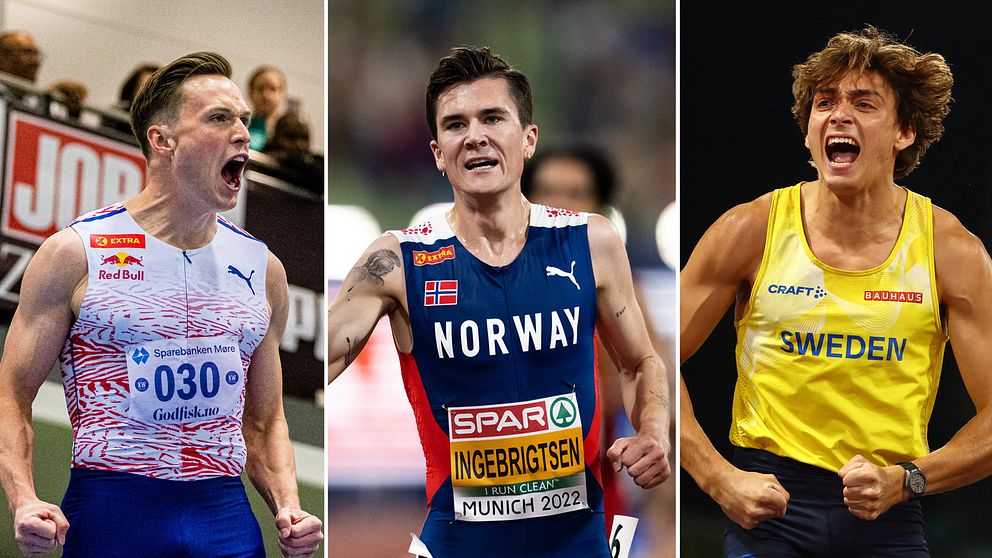 Karsten Warholm, Jakob Ingebrigtsen och Armand Duplantis tävlar alla i onsdagens tävling Lievin