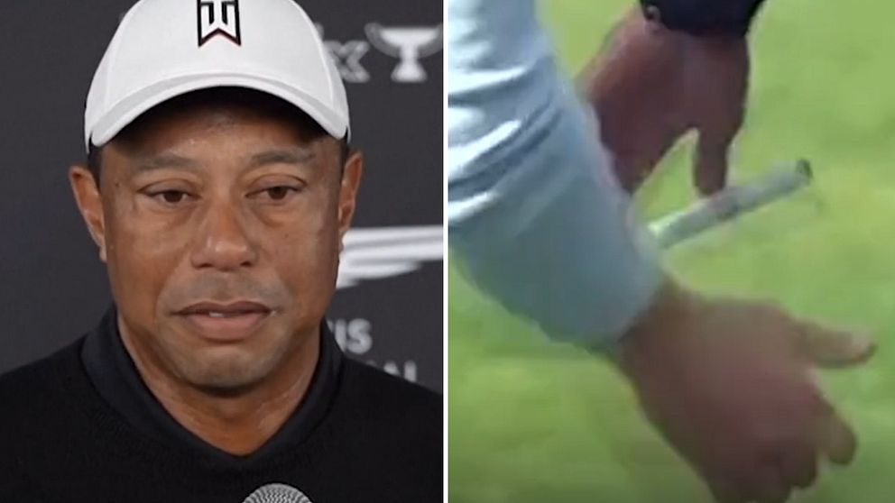 Tiger Woods ber om ursäkt efter skämtet.