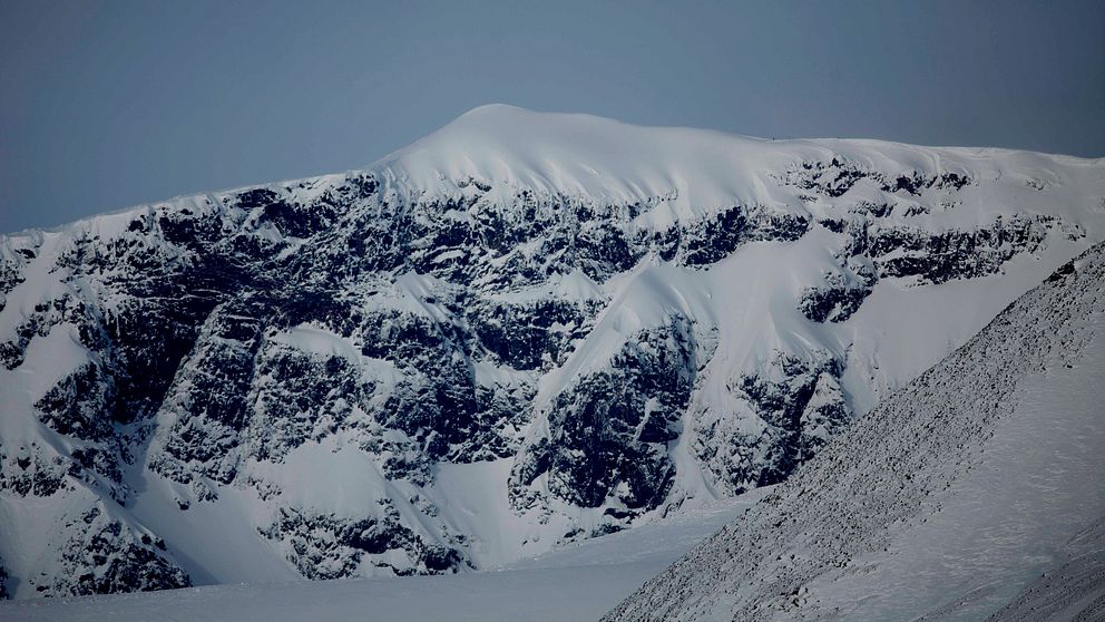 Genrebild på Kebnekaise, Sveriges högsta berg.