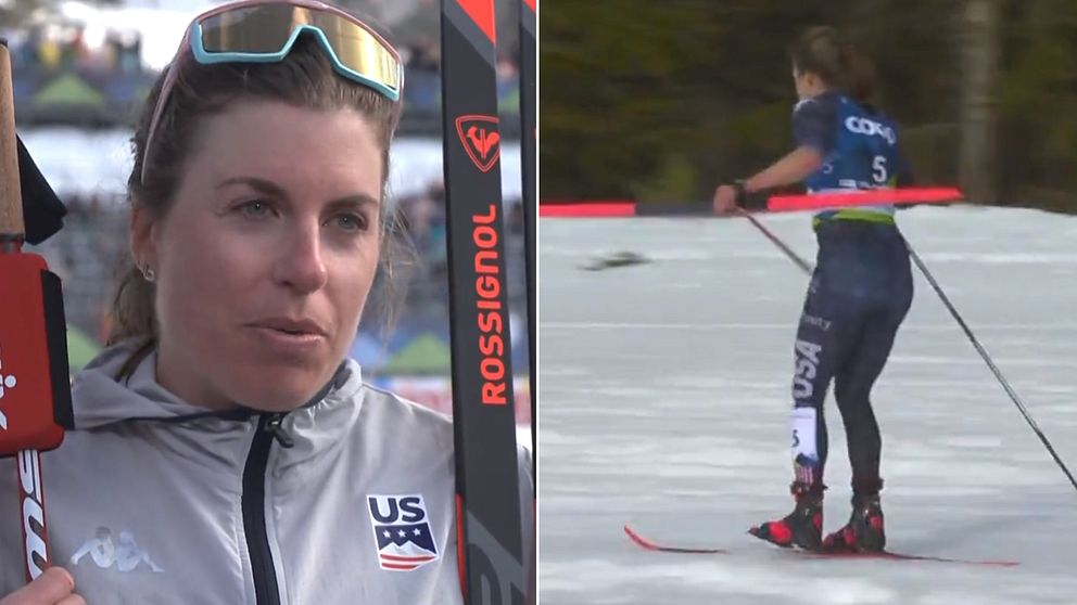 Rosie Brennan tappade skidan under skiathlonen: ”Aldrig hänt innan”
