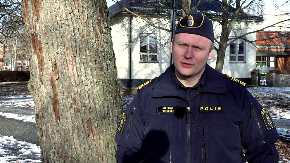 Bild på Mattias Forssten, polisområdeschef i Södermanland.