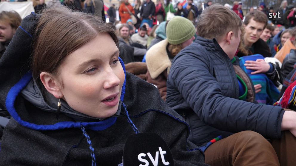 I klippet: Ella Marie Haetta Isaksen om veckans demonstrationer i Oslo.