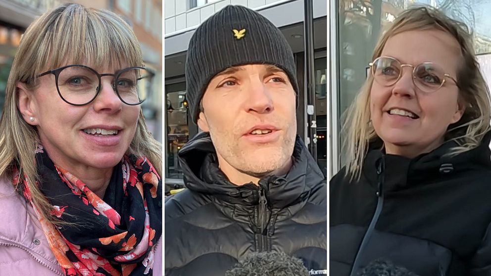 Tre porträttbilder på personer i Skellefteå som svarar på hur de hanterar de dyrare bolåneräntorna.